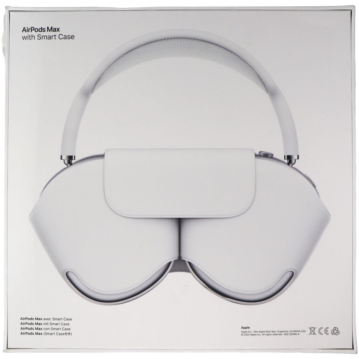 Apple AirPods Max Over-Ear ANC Wireless Headphones - Silver (MGYJ3AM/A, 2020)