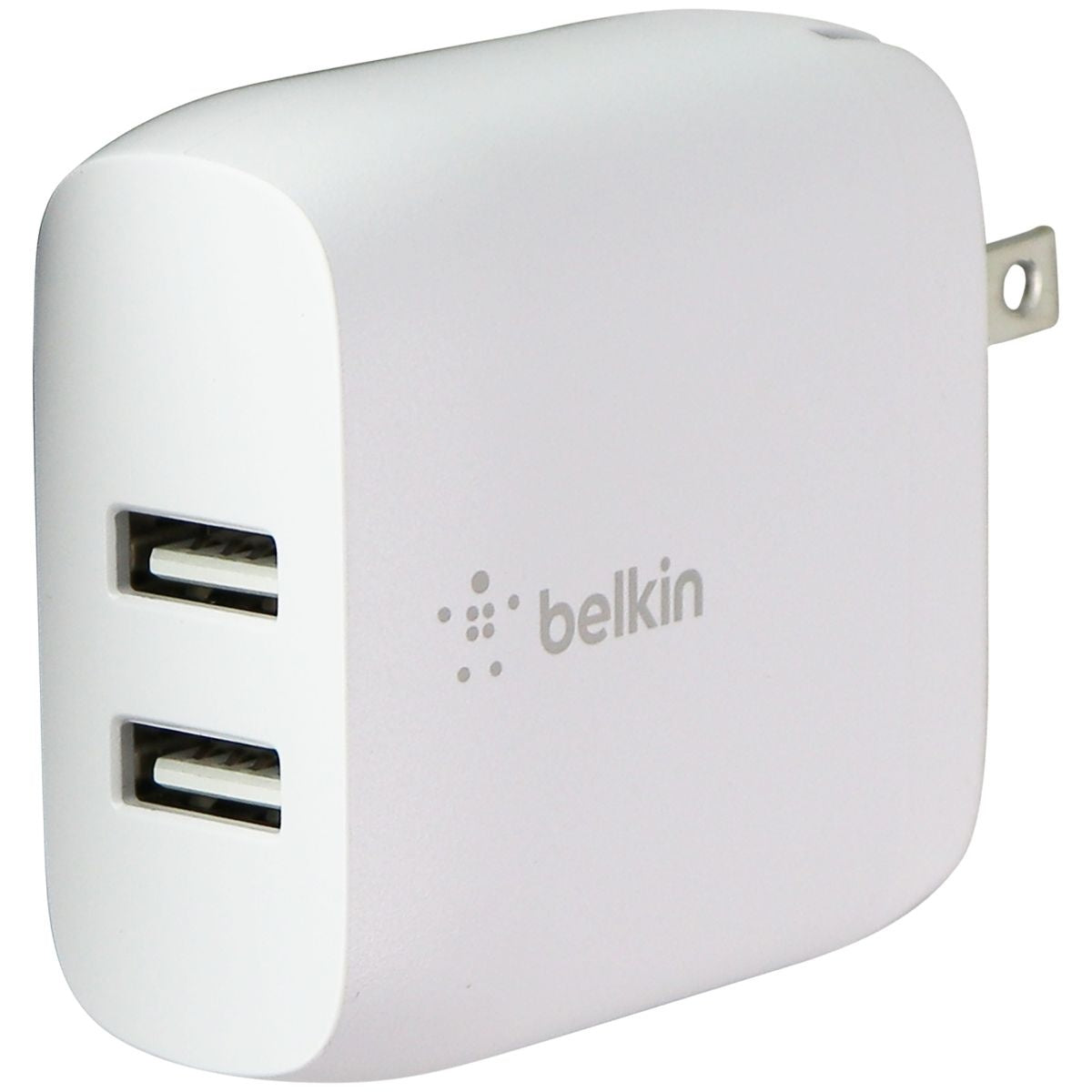 Belkin Dual USB Wall Charger 24W USB-A Charger, White Cell Phone - Cables & Adapters Belkin - Simple Cell Bulk Wholesale Pricing - USA Seller