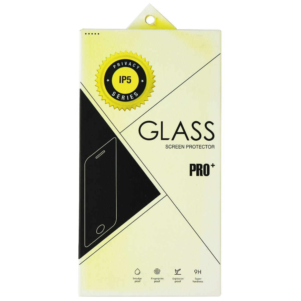 Unbranded Privacy Series Glass Screen Protector Pro+ for Apple iPhone 5 Cell Phone - Screen Protectors Unbranded    - Simple Cell Bulk Wholesale Pricing - USA Seller