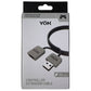 YOK 6-Foot Controller USB Male to USB Female Extension Cable - Gray/Black Computer/Network - USB Cables, Hubs & Adapters YOK - Simple Cell Bulk Wholesale Pricing - USA Seller