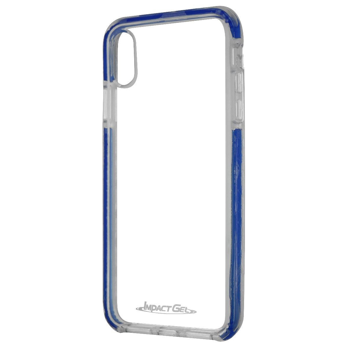 Impact Gel Crusader Lite Series Case for Apple iPhone Xs Max - Clear/Blue Cell Phone - Cases, Covers & Skins Impact Gel    - Simple Cell Bulk Wholesale Pricing - USA Seller