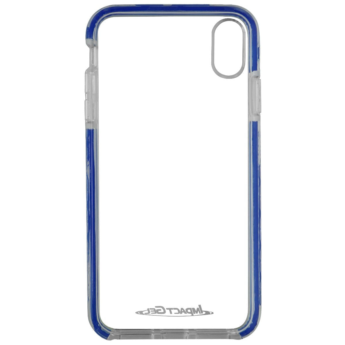 Impact Gel Crusader Lite Series Case for Apple iPhone Xs Max - Clear/Blue Cell Phone - Cases, Covers & Skins Impact Gel    - Simple Cell Bulk Wholesale Pricing - USA Seller