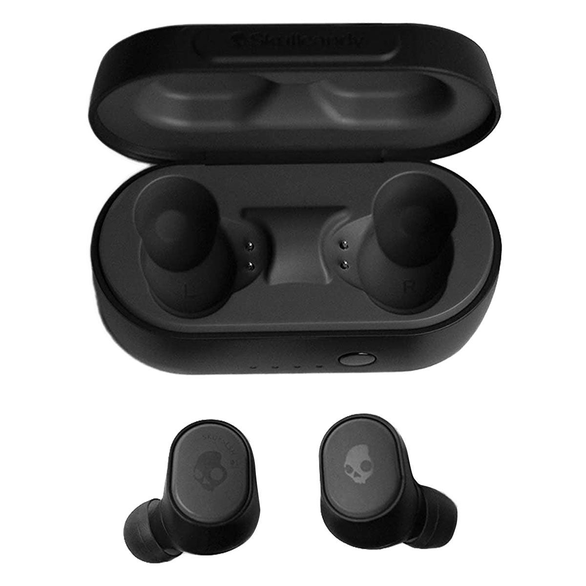Skullcandy Sesh True Wireless In-Ear Earbuds and Charging Case - Black Portable Audio - Headphones Skullcandy - Simple Cell Bulk Wholesale Pricing - USA Seller