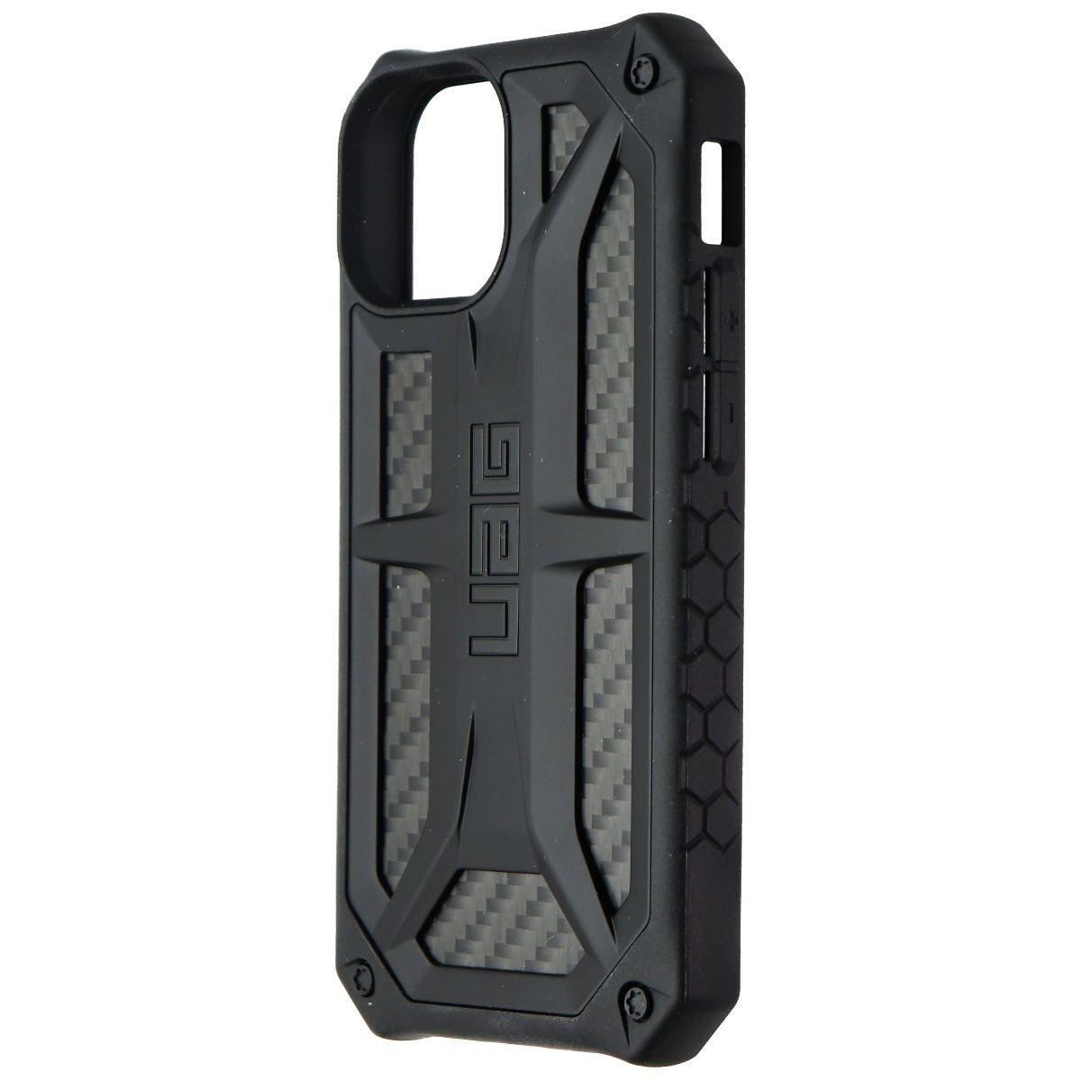 URBAN ARMOR GEAR Monarch Series Case for iPhone 13 Mini - Black/Carbon Fiber Cell Phone - Cases, Covers & Skins Urban Armor Gear    - Simple Cell Bulk Wholesale Pricing - USA Seller
