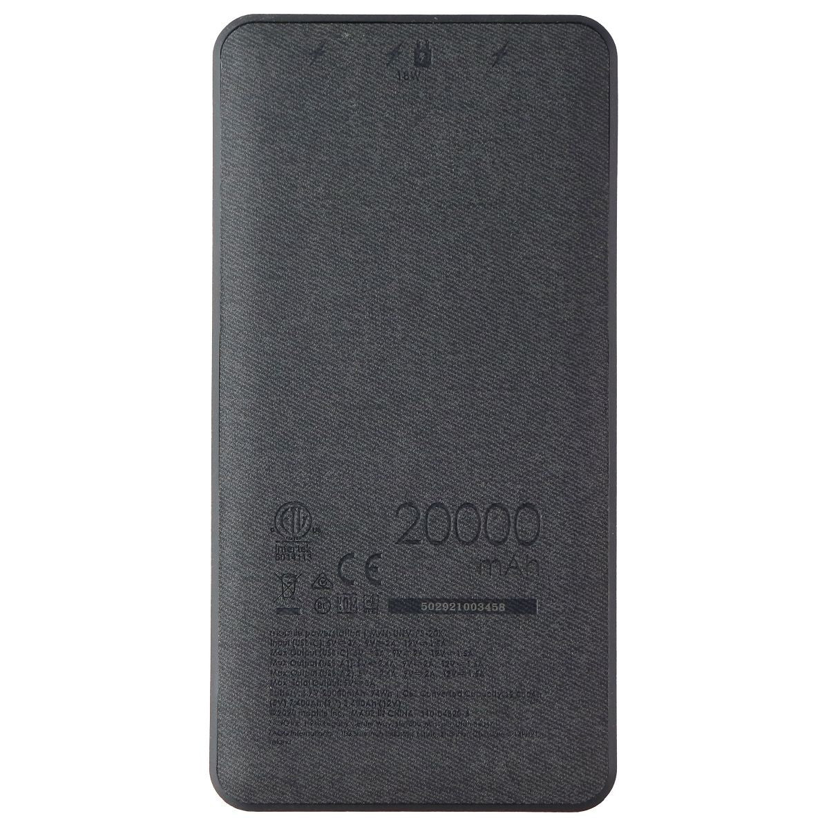 mophie Powerstation XXL Power Bank - 20,000 mAh Large Internal Battery Cell Phone - Chargers & Cradles Mophie - Simple Cell Bulk Wholesale Pricing - USA Seller