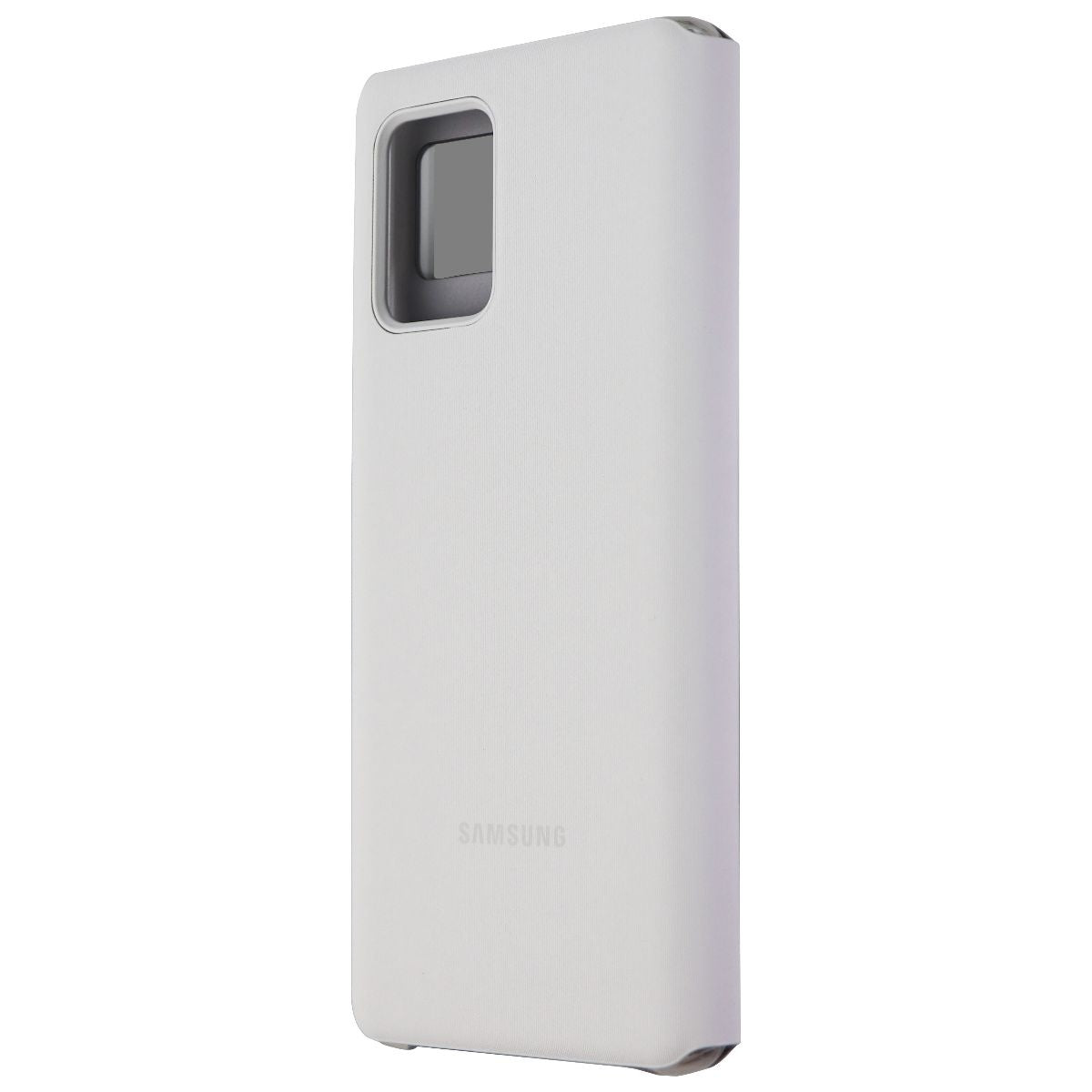 Samsung Smart S View Wallet Cover for Samsung Galaxy A42 5G - White Cell Phone - Cases, Covers & Skins Samsung - Simple Cell Bulk Wholesale Pricing - USA Seller