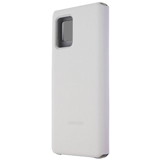 Samsung Smart S View Wallet Cover for Samsung Galaxy A42 5G - White Cell Phone - Cases, Covers & Skins Samsung - Simple Cell Bulk Wholesale Pricing - USA Seller
