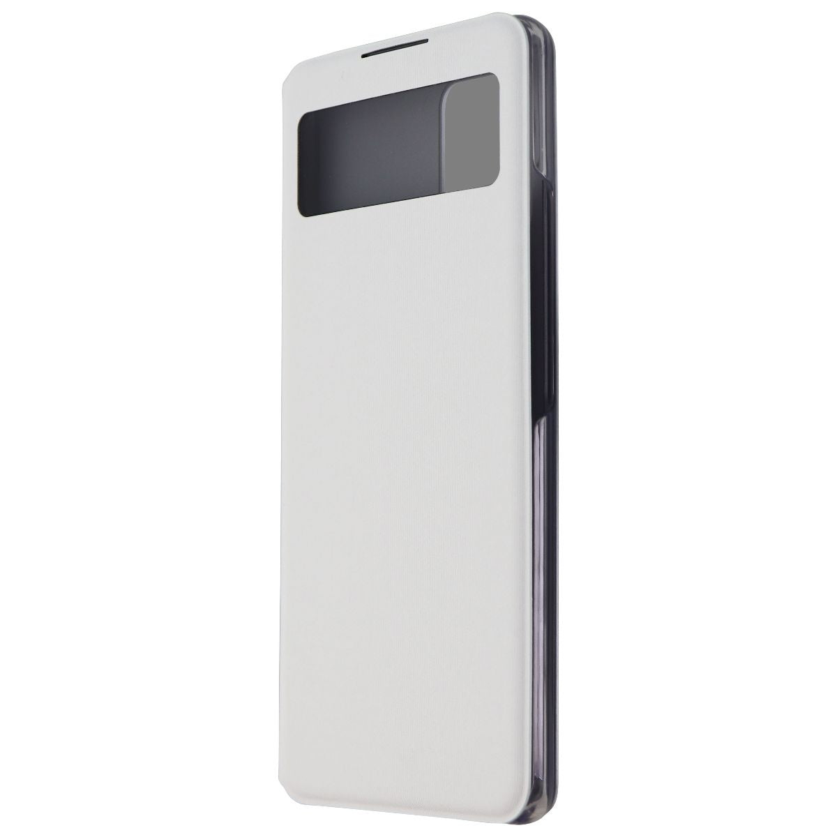 Samsung Smart S View Wallet Cover for Samsung Galaxy A42 5G - White Cell Phone - Cases, Covers & Skins Samsung - Simple Cell Bulk Wholesale Pricing - USA Seller
