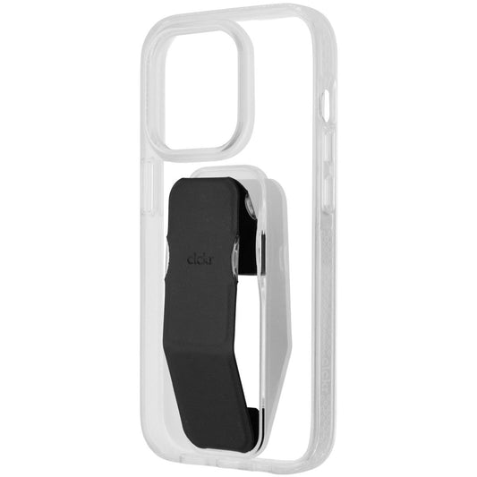 CLCKR Stand & Grip Case for Apple iPhone 14 Pro Smartphone - Clear/Black Cell Phone - Cases, Covers & Skins Clckr    - Simple Cell Bulk Wholesale Pricing - USA Seller