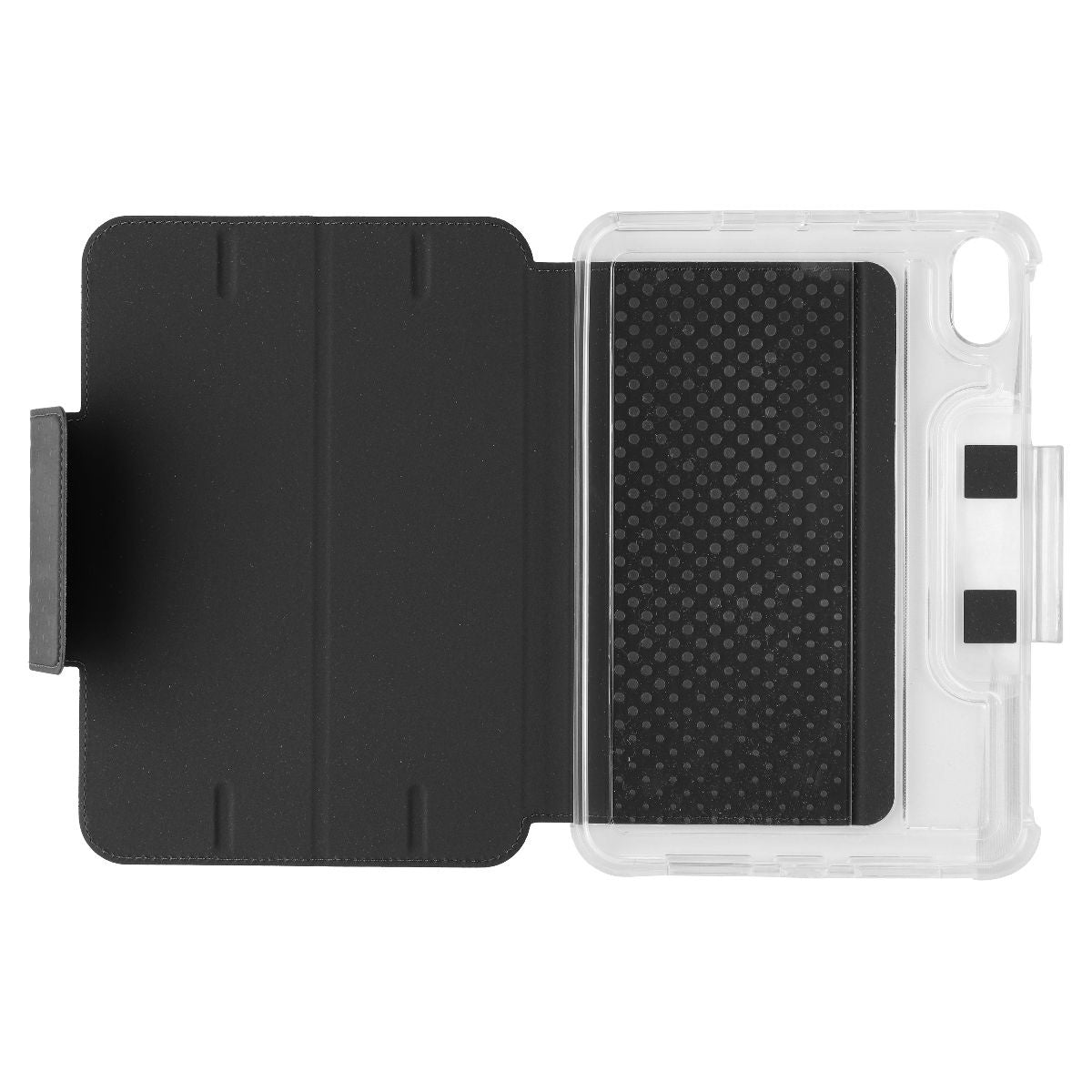 Urban Armor Gear Lucent Hard Folio for Apple iPad mini (6th Gen) - Clear/Black iPad/Tablet Accessories - Cases, Covers, Keyboard Folios Urban Armor Gear - Simple Cell Bulk Wholesale Pricing - USA Seller