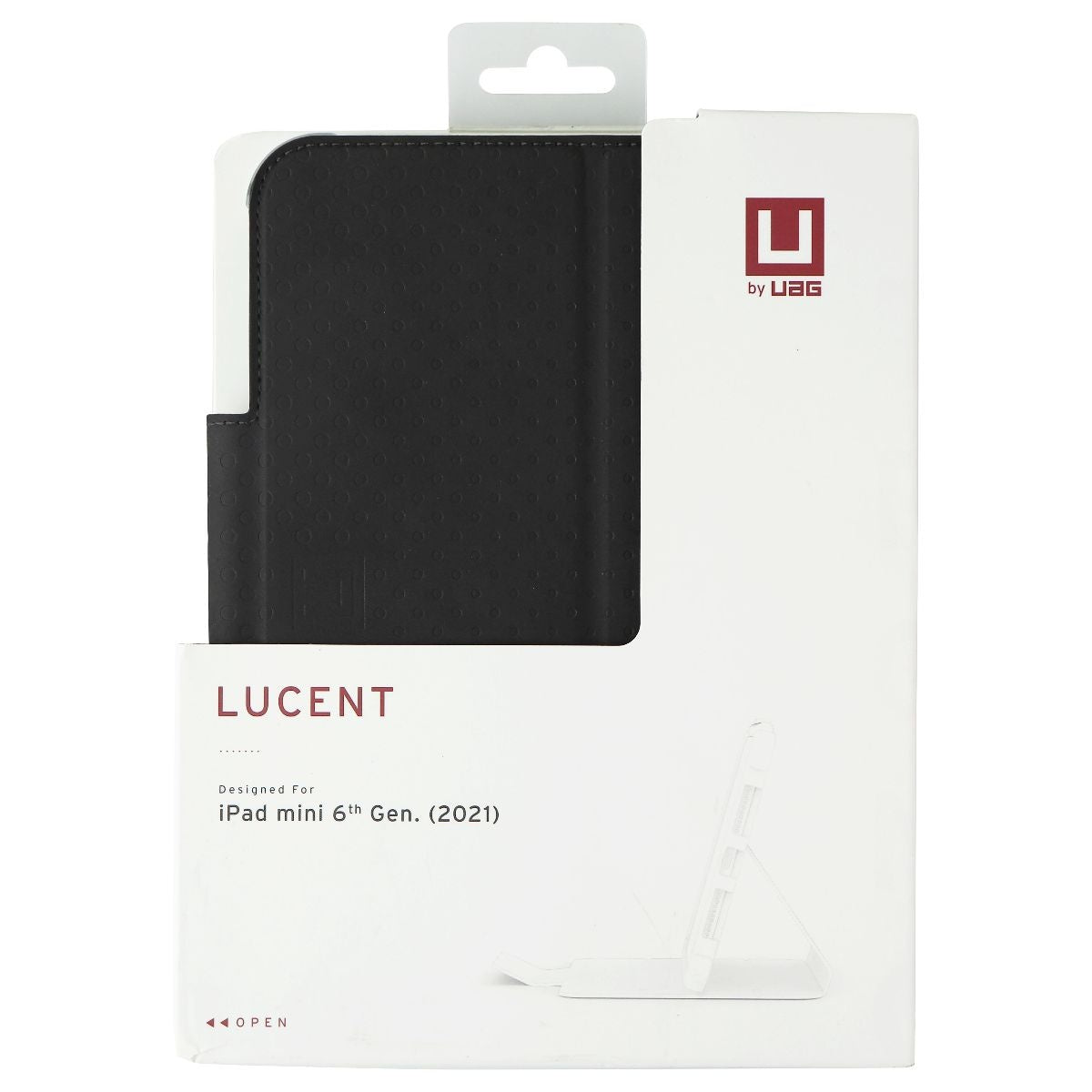 Urban Armor Gear Lucent Hard Folio for Apple iPad mini (6th Gen) - Clear/Black iPad/Tablet Accessories - Cases, Covers, Keyboard Folios Urban Armor Gear - Simple Cell Bulk Wholesale Pricing - USA Seller