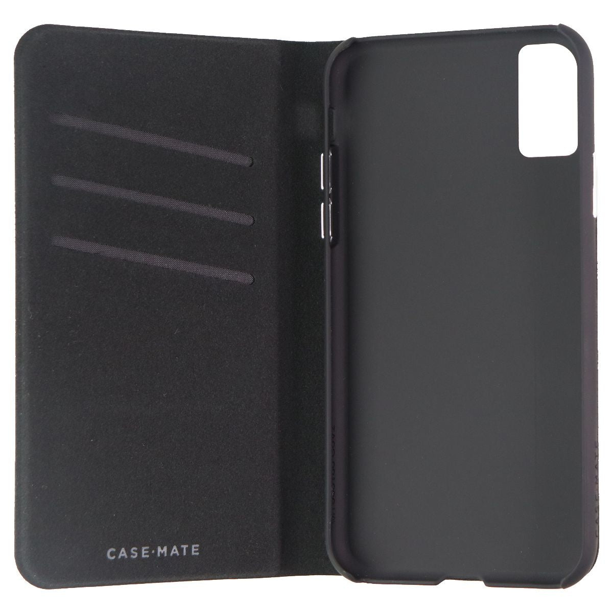Case-Mate Barely There Folio Wallet Case for Apple iPhone Xs / iPhone X - Black Cell Phone - Cases, Covers & Skins Case-Mate    - Simple Cell Bulk Wholesale Pricing - USA Seller