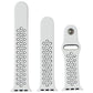 Apple (38mm) Nike Sport Band for Apple Watch 38/40/41mm - Pure Platinum/Black Smart Watch Accessories - Watch Bands Apple    - Simple Cell Bulk Wholesale Pricing - USA Seller
