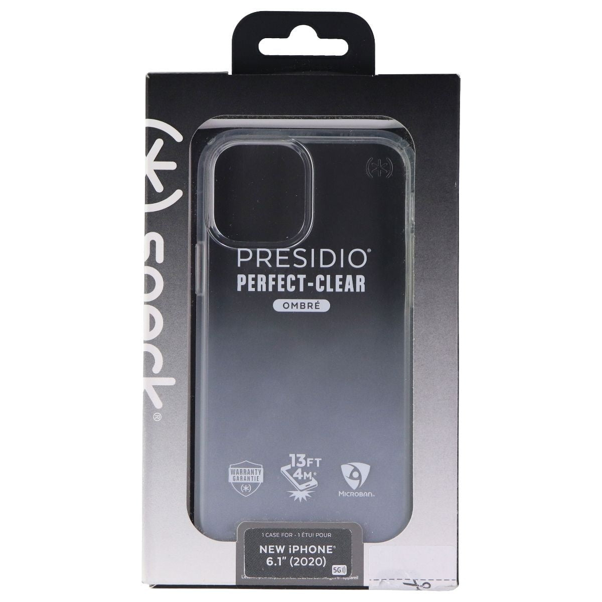 Speck Presidio Perfect-Clear Case for iPhone 12 & 12 Pro - Clear/Atmosphere Fade Cell Phone - Cases, Covers & Skins Speck - Simple Cell Bulk Wholesale Pricing - USA Seller