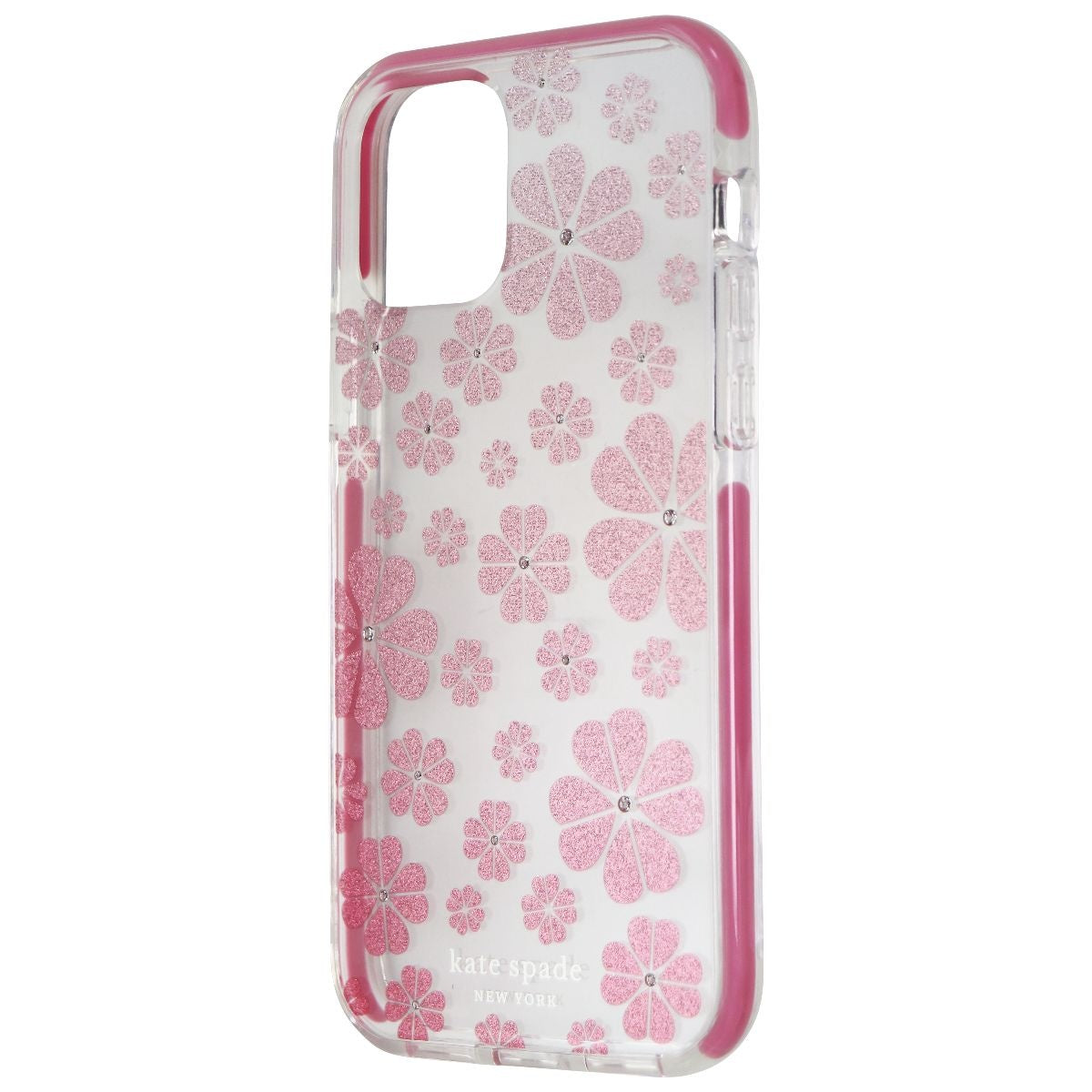 kate spade Hardshell Case for Apple iPhone 12 Pro / iPhone 12 - Floral Glitter Cell Phone - Cases, Covers & Skins Kate Spade    - Simple Cell Bulk Wholesale Pricing - USA Seller