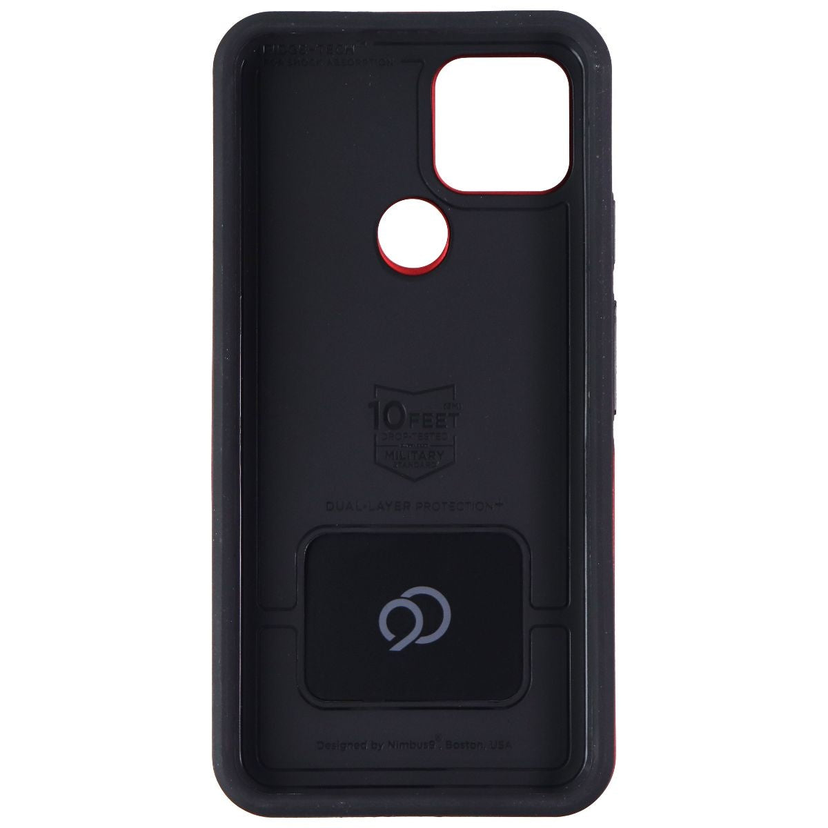 Nimbus9 Cirrus 2 Series Dual Layer Case for Google Pixel 4a 5G - Red/Black Cell Phone - Cases, Covers & Skins Nimbus9 - Simple Cell Bulk Wholesale Pricing - USA Seller