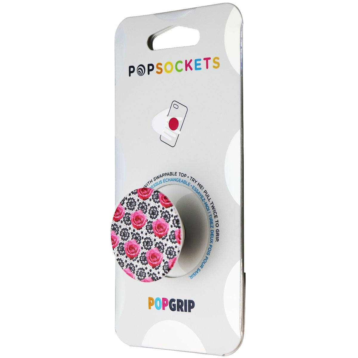 PopSockets PopGrip Expanding Stand and Grip with Swappable Top - Boudoir Rose Cell Phone - Mounts & Holders PopSockets    - Simple Cell Bulk Wholesale Pricing - USA Seller