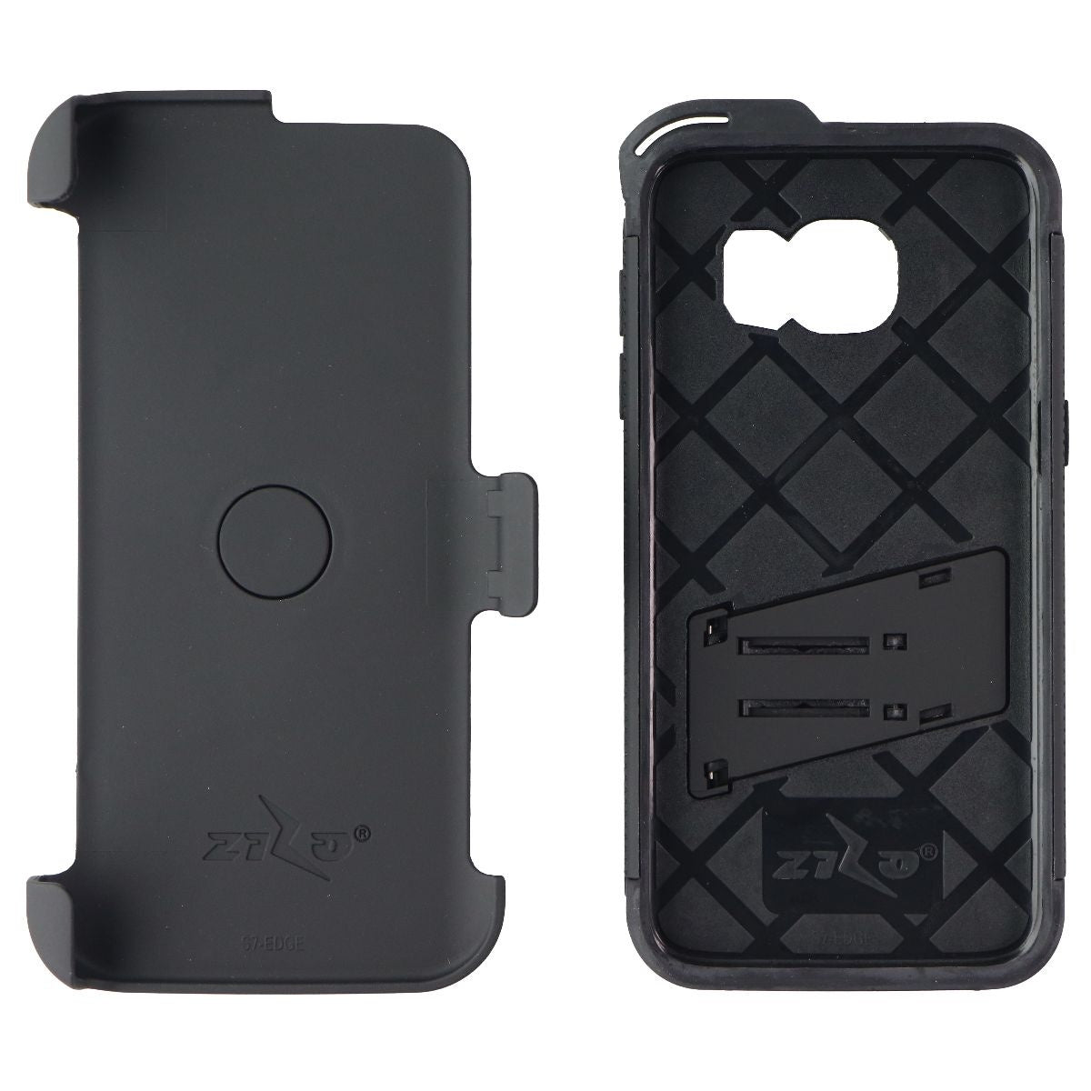 Zizo Bolt Series Case and Holster for Samsung Galaxy S7 Edge - Black Cell Phone - Cases, Covers & Skins Zizo - Simple Cell Bulk Wholesale Pricing - USA Seller