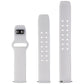 Affinity Bands (20mm) Watch Band for Smartwatches & More - White Silicone Smart Watch Accessories - Watch Bands Affinity - Simple Cell Bulk Wholesale Pricing - USA Seller