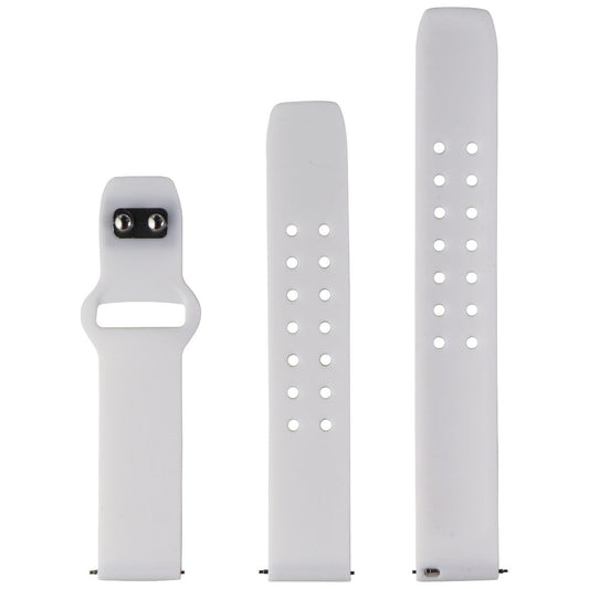 Affinity Bands (20mm) Watch Band for Smartwatches & More - White Silicone Smart Watch Accessories - Watch Bands Affinity - Simple Cell Bulk Wholesale Pricing - USA Seller