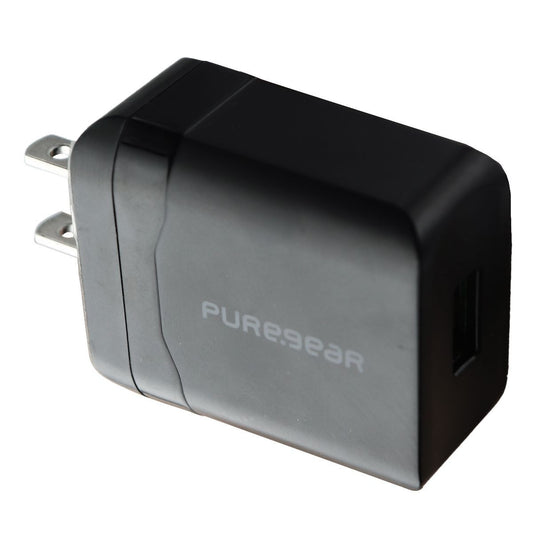 PureGear Single USB Port (5V/3A) Travel Wall Charger - Black Cell Phone - Chargers & Cradles PureGear - Simple Cell Bulk Wholesale Pricing - USA Seller