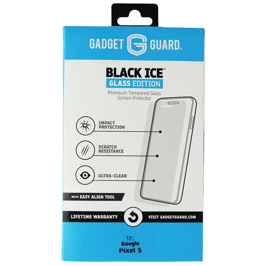 Gadget Guard Black Ice Glass Edition Screen Protector for Google Pixel 5 Cell Phone - Screen Protectors Gadget Guard    - Simple Cell Bulk Wholesale Pricing - USA Seller