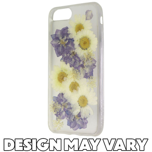 Habitu Everlast Pressed Flowers Case for iPhone 8+ / 7+ (Plus) - Daisy / Violet Cell Phone - Cases, Covers & Skins Habitu    - Simple Cell Bulk Wholesale Pricing - USA Seller