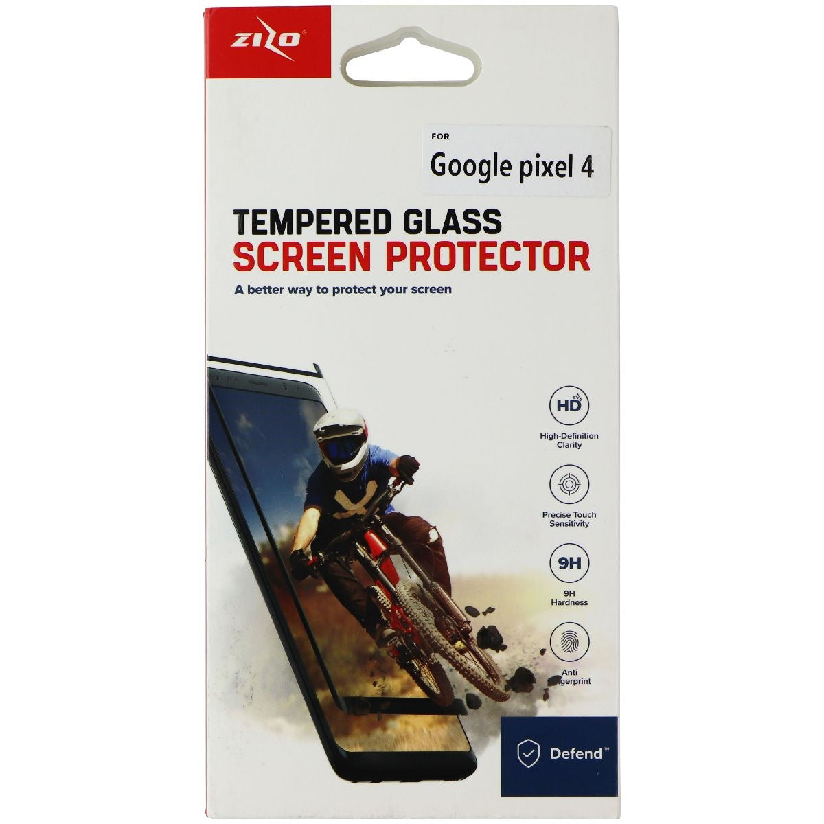 Zizo Tempered Glass Screen Protector for Google Pixel 4 - Clear Cell Phone - Screen Protectors Zizo - Simple Cell Bulk Wholesale Pricing - USA Seller