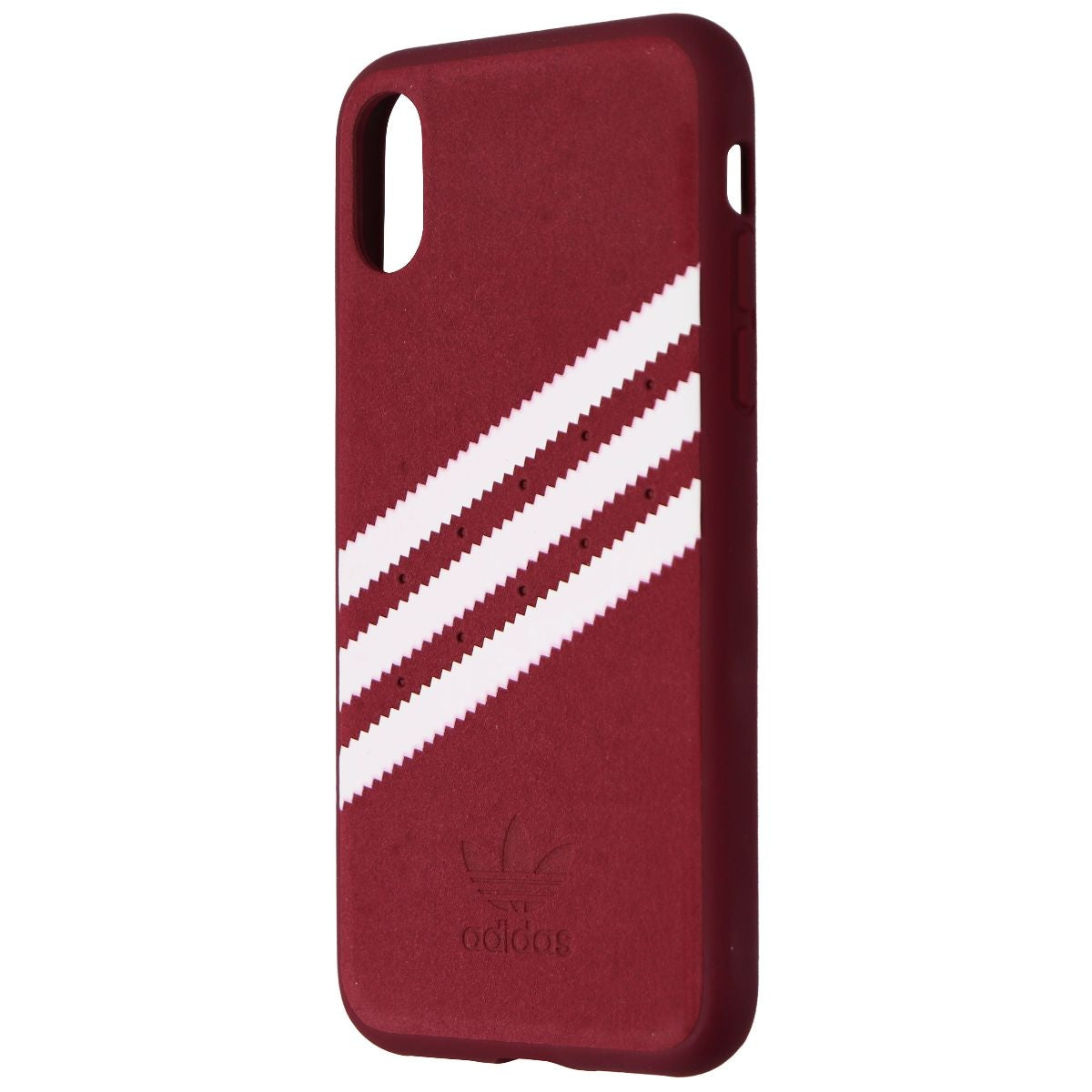 Adidas 3-Stripes Snap Case for Apple iPhone Xs/X - Maroon Red Cell Phone - Cases, Covers & Skins Adidas    - Simple Cell Bulk Wholesale Pricing - USA Seller