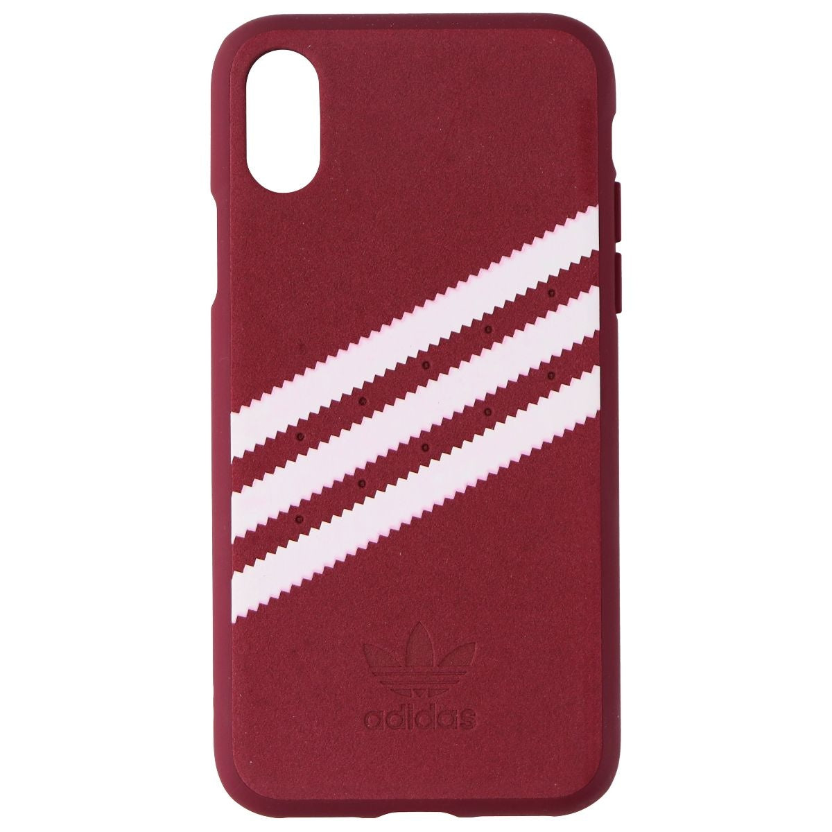 Adidas 3-Stripes Snap Case for Apple iPhone Xs/X - Maroon Red Cell Phone - Cases, Covers & Skins Adidas    - Simple Cell Bulk Wholesale Pricing - USA Seller