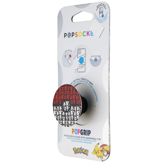 PopSockets: PopGrip w/ Swappable Top - Pokemon - Pikachu Poke Ball