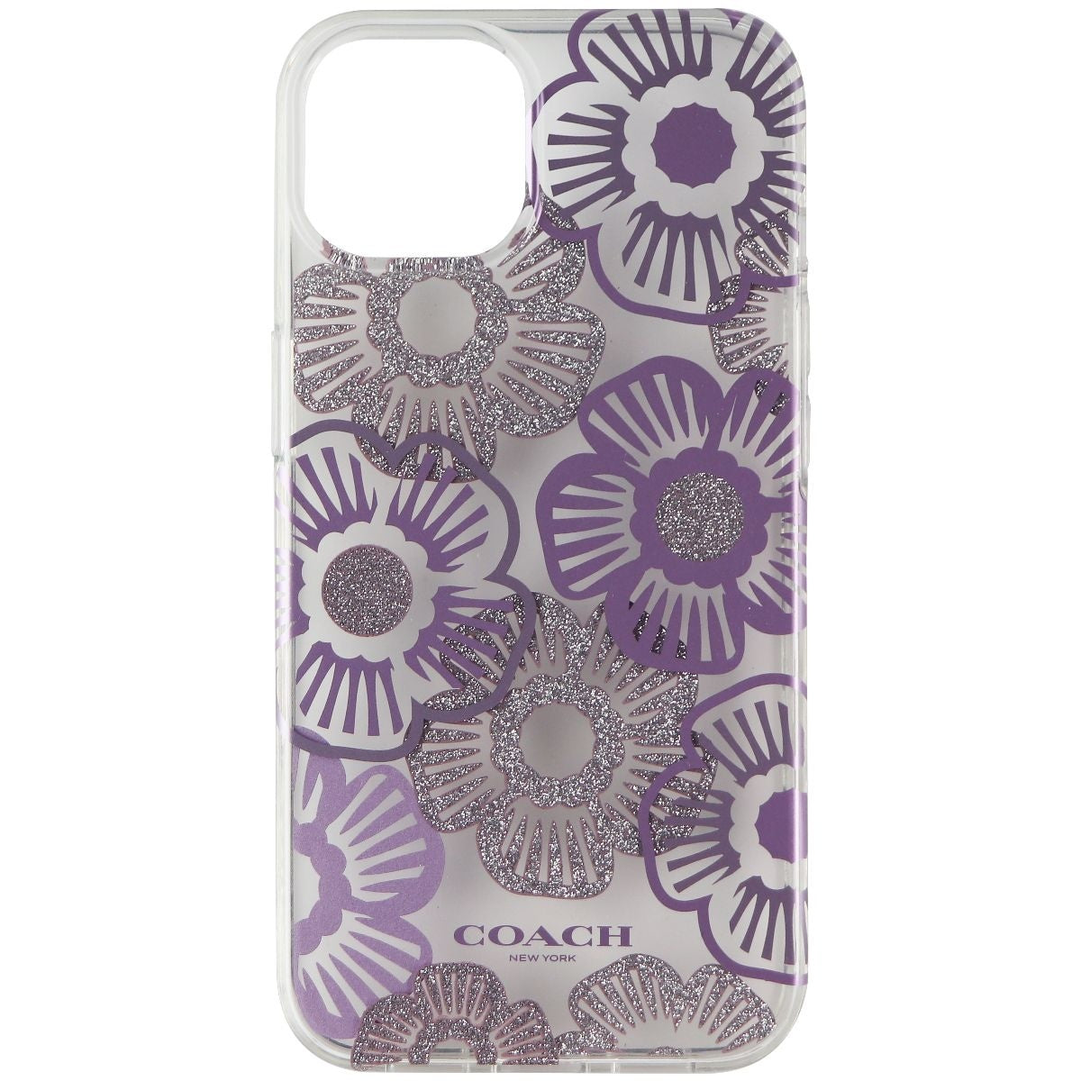 Coach Protective Case for Apple iPhone 13 - Tea Rose Ice Purple Cell Phone - Cases, Covers & Skins Coach - Simple Cell Bulk Wholesale Pricing - USA Seller