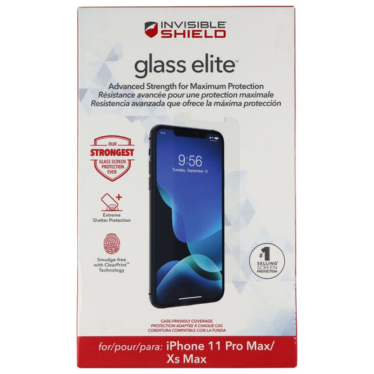 ZAGG (Glass Elite) Screen Protector for iPhone 11 Pro Max / Xs Max - Clear Cell Phone - Screen Protectors Zagg - Simple Cell Bulk Wholesale Pricing - USA Seller