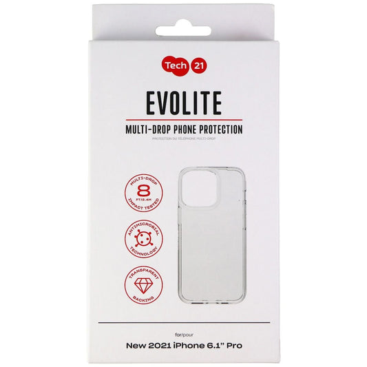 Tech21 Evo Lite Series Flexible Case for Apple iPhone 13 Pro - Clear Cell Phone - Cases, Covers & Skins Tech21    - Simple Cell Bulk Wholesale Pricing - USA Seller