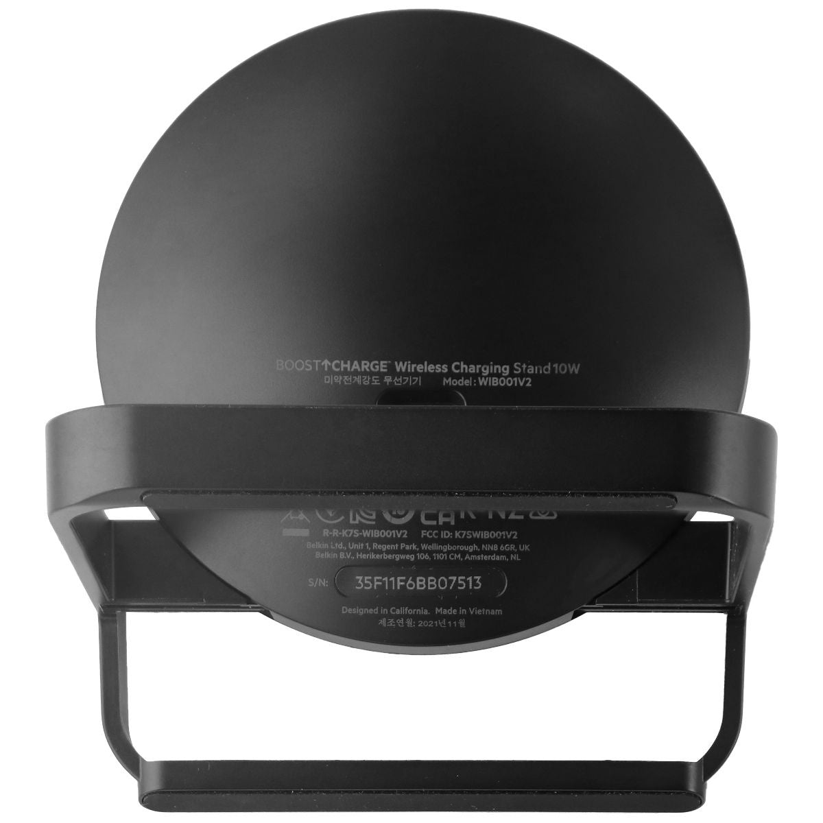 Belkin Boost Up 10W Qi Wireless Charging Stand - Black (F7U052DQBLK) Cell Phone - Chargers & Cradles Belkin    - Simple Cell Bulk Wholesale Pricing - USA Seller