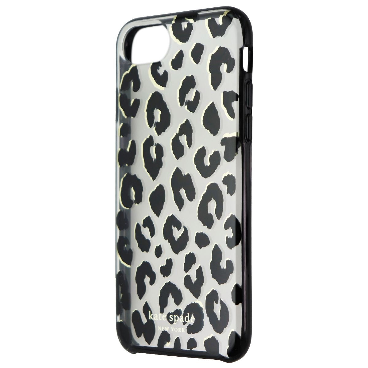 Kate Spade Hardshell Case for Apple iPhone SE (3rd Gen) - City Leopard Black Cell Phone - Cases, Covers & Skins Kate Spade - Simple Cell Bulk Wholesale Pricing - USA Seller