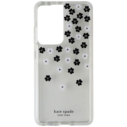 Kate Spade Defensive Hardshell Case for Galaxy S21 Ultra 5G - Scattered Flowers Cell Phone - Cases, Covers & Skins Kate Spade - Simple Cell Bulk Wholesale Pricing - USA Seller