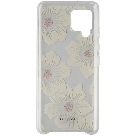 Kate Spade Hardshell Case for Samsung Galaxy A42 5G - Hollyhock Floral Clear Cell Phone - Cases, Covers & Skins Kate Spade    - Simple Cell Bulk Wholesale Pricing - USA Seller