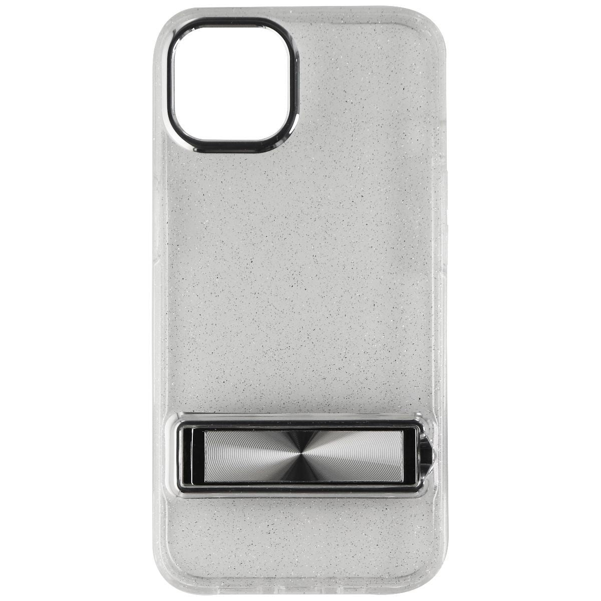 AQA Hard Protective Case w/ Kickstand for Apple iPhone 13 - Silver Glitter Cell Phone - Cases, Covers & Skins AQA - Simple Cell Bulk Wholesale Pricing - USA Seller