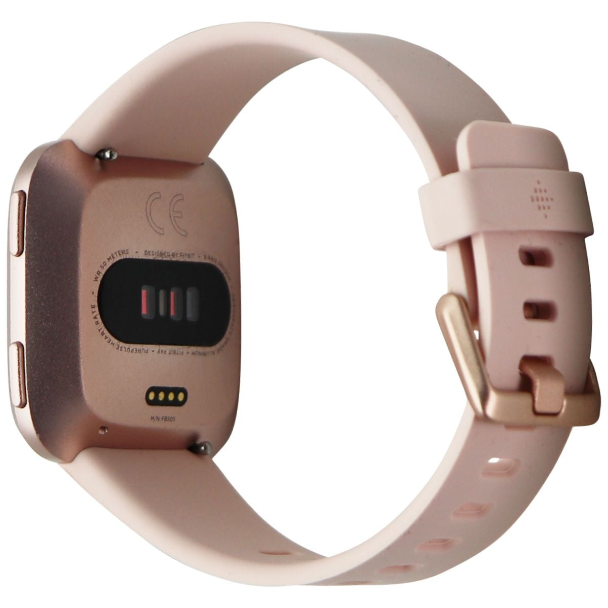 Fitbit Versa (1st Gen) Smart Watch - Rose Gold Aluminum/Pink Band (FB505) Smart Watches Fitbit    - Simple Cell Bulk Wholesale Pricing - USA Seller