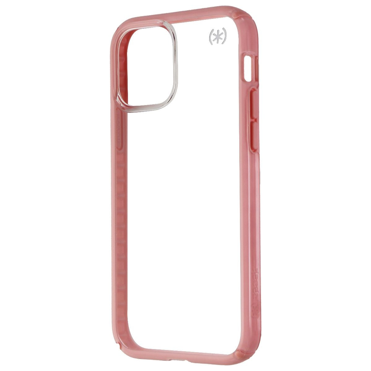 Speck Perfect-Clear Impact Geo Case for iPhone 12 & 12 Pro - Clear/Rosy Pink Cell Phone - Cases, Covers & Skins Speck - Simple Cell Bulk Wholesale Pricing - USA Seller