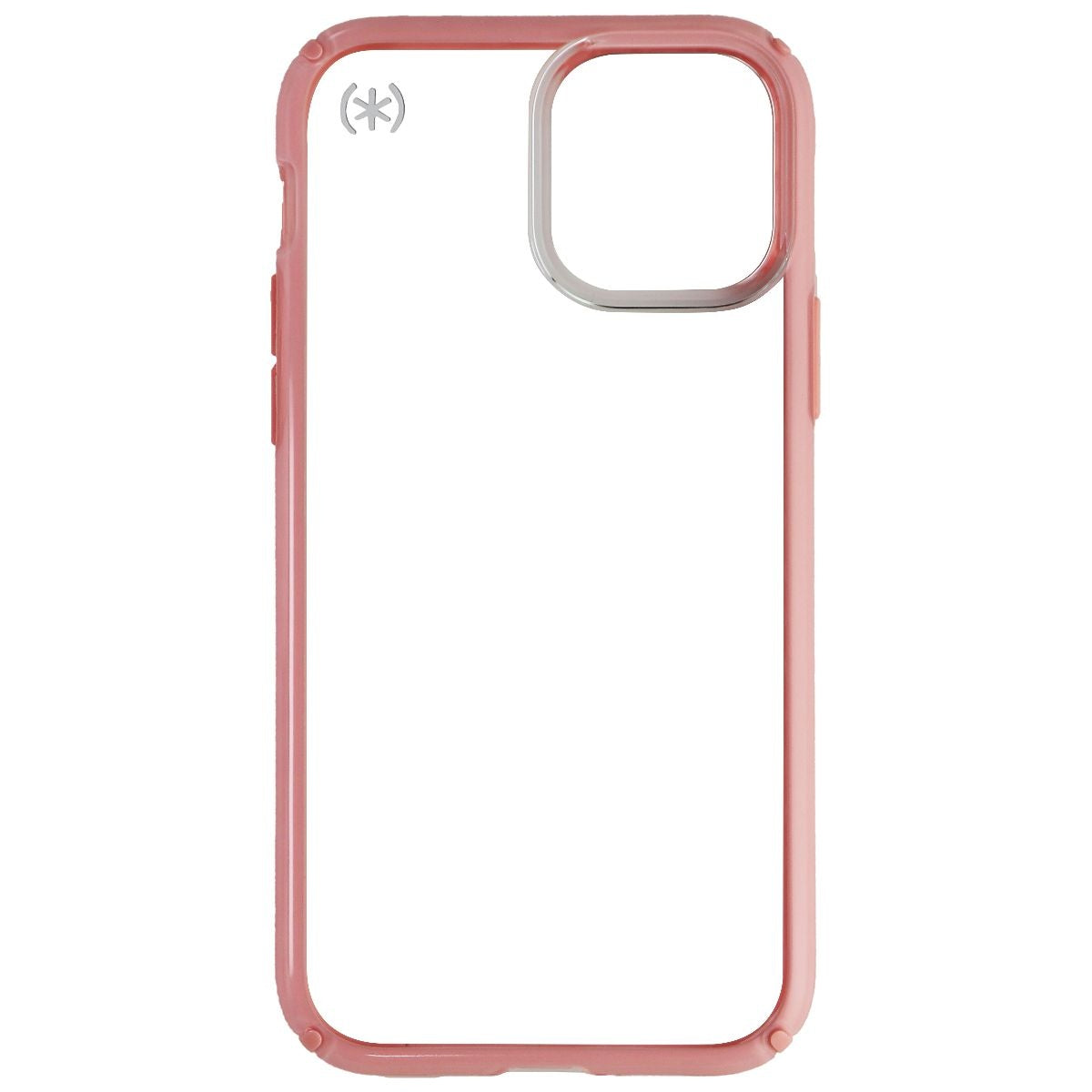 Speck Perfect-Clear Impact Geo Case for iPhone 12 & 12 Pro - Clear/Rosy Pink Cell Phone - Cases, Covers & Skins Speck - Simple Cell Bulk Wholesale Pricing - USA Seller