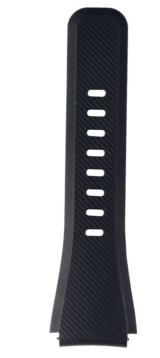 Samsung Gear S3 Silicone Replacement Band (22mm) - Dark Gray SMALL - (ET-YSU76) Smart Watch Accessories - Watch Bands Samsung - Simple Cell Bulk Wholesale Pricing - USA Seller