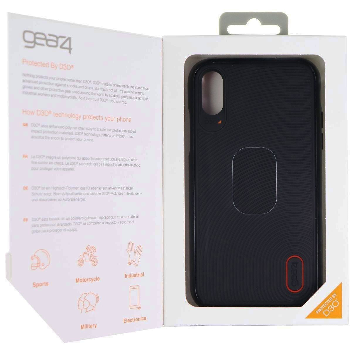 ZAGG Battersea Series Case for Apple iPhone XR - Black/Red Cell Phone - Cases, Covers & Skins Zagg    - Simple Cell Bulk Wholesale Pricing - USA Seller