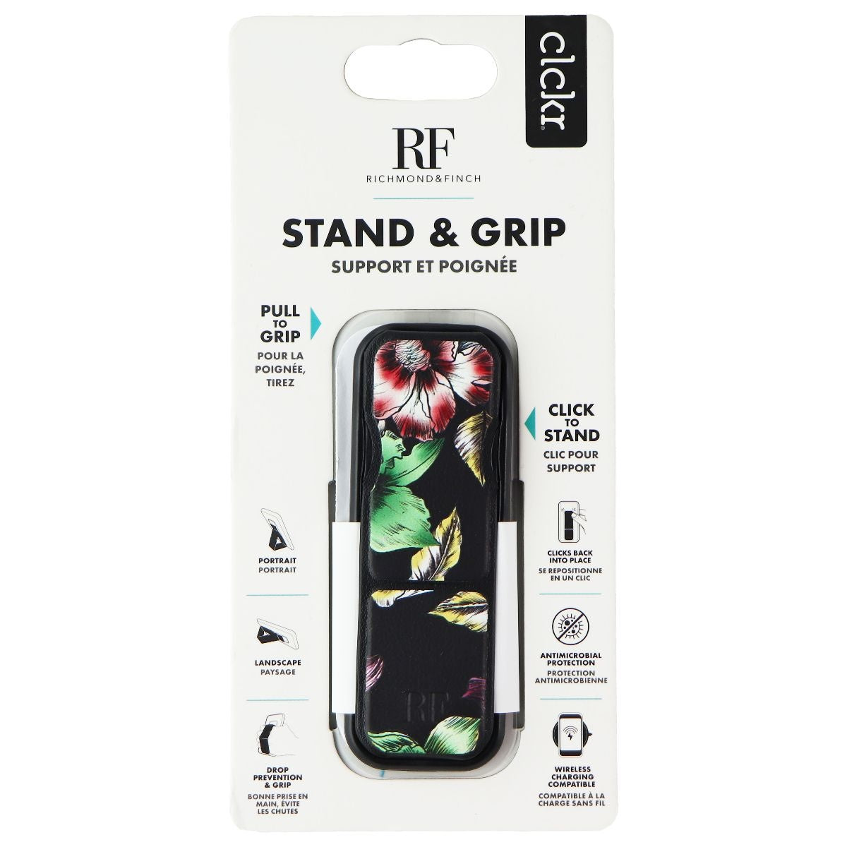 CLCKR Richmond & Finch Phone Grip and Stand for Phones/Tablets - Flower Show Cell Phone - Mounts & Holders Clckr    - Simple Cell Bulk Wholesale Pricing - USA Seller