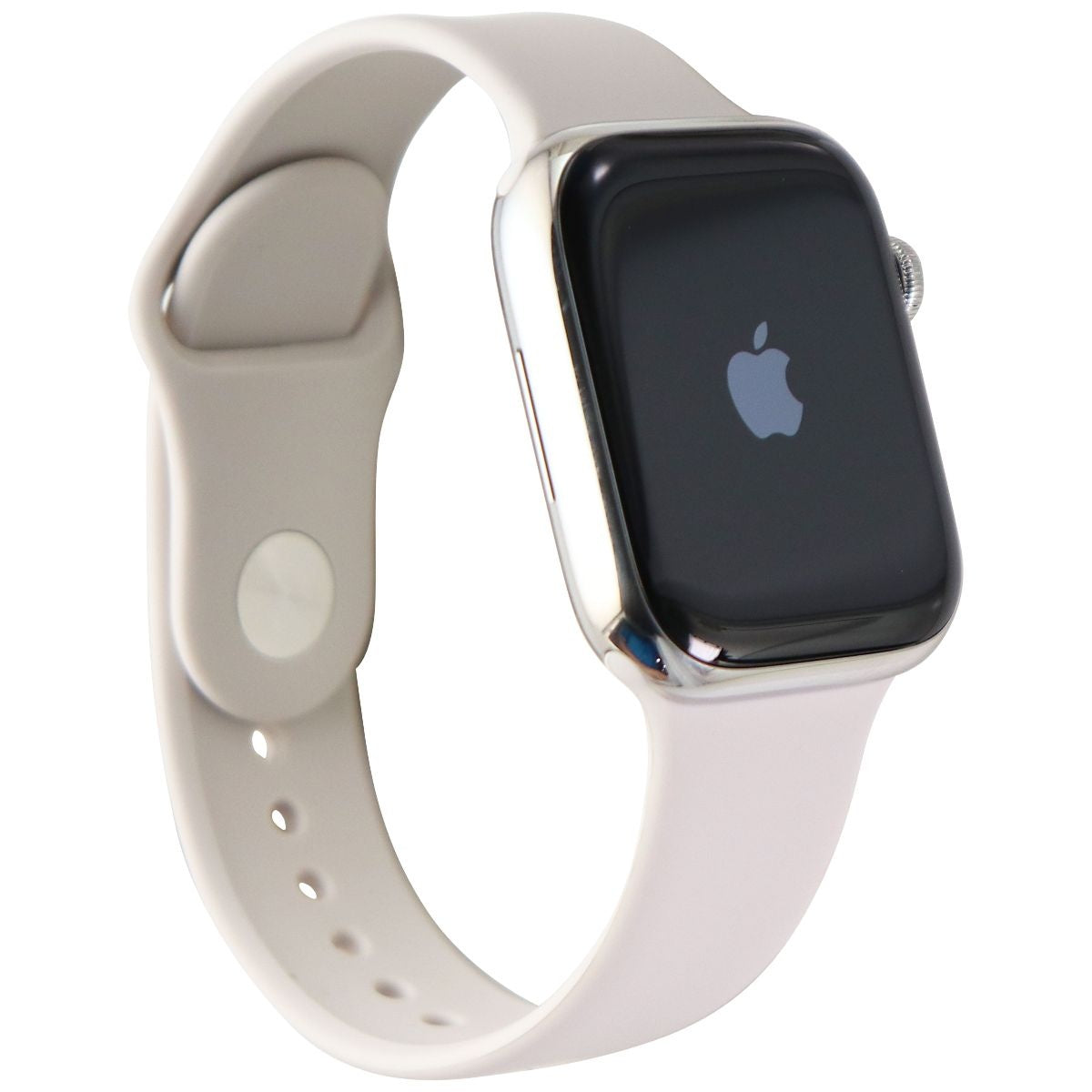 Apple Watch Series 7 (GPS + LTE) A2477 (45mm) Stainless Silver/Starlight Sp Band Smart Watches Apple - Simple Cell Bulk Wholesale Pricing - USA Seller