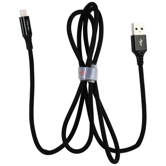 Ventev 4-Foot Chargesync Braided Alloy (USB-C) to USB Cable - Jet Black Cell Phone - Cables & Adapters Ventev - Simple Cell Bulk Wholesale Pricing - USA Seller