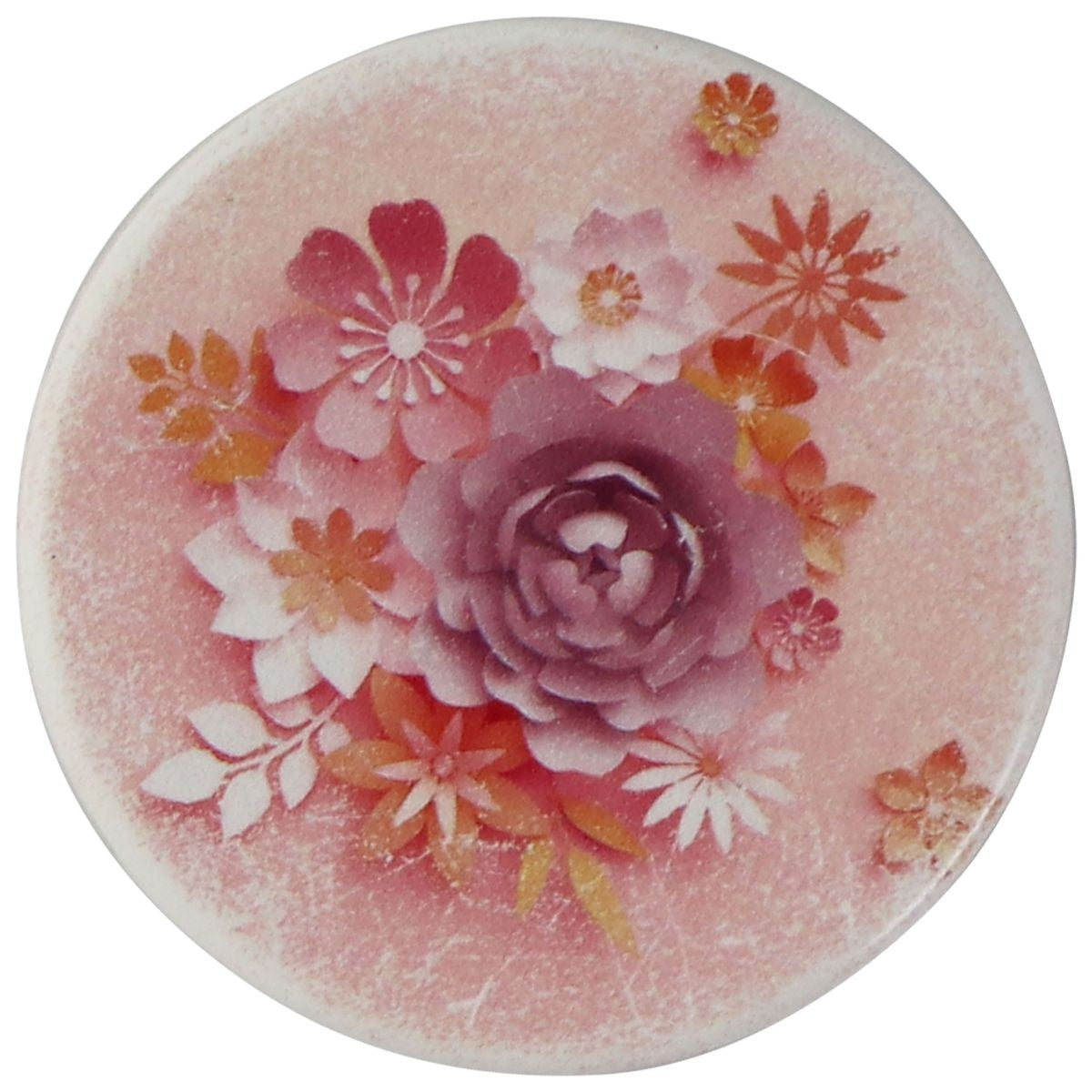 PopSockets PopGrip Swappable Top - Pink Flowers (Top ONLY/No Base) Cell Phone - Mounts & Holders PopSockets - Simple Cell Bulk Wholesale Pricing - USA Seller