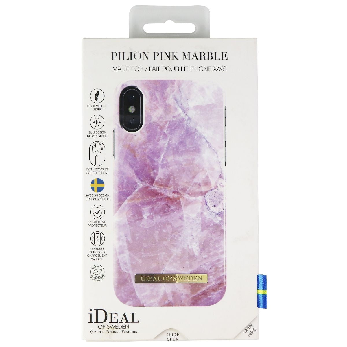 iDeal of Sweden Pilion Pink Marble Case for Apple iPhone Xs/X - Pink Cell Phone - Cases, Covers & Skins iDeal of Sweden - Simple Cell Bulk Wholesale Pricing - USA Seller