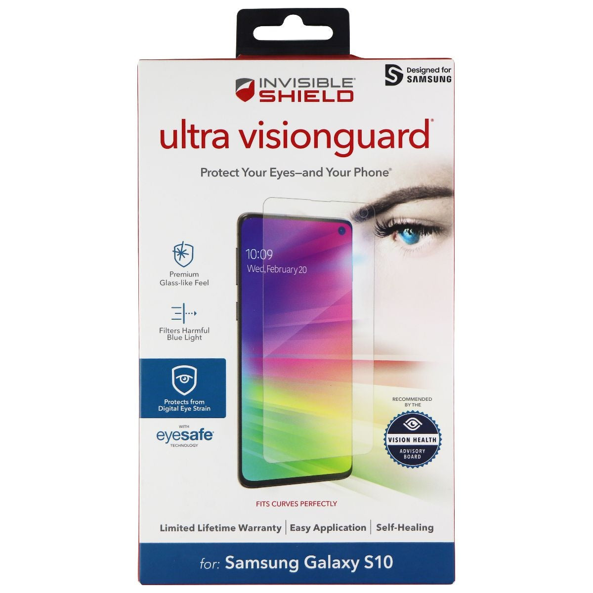 ZAGG InvisibleShield Ultra VisionGuard for Samsung Galaxy S10 - Clear Cell Phone - Screen Protectors Zagg    - Simple Cell Bulk Wholesale Pricing - USA Seller